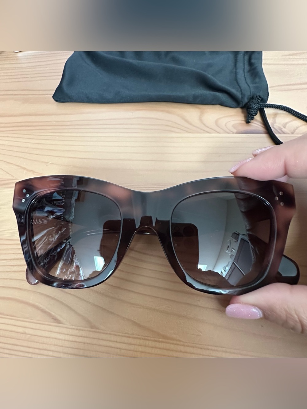 CELINE Tortoise Sunglasses